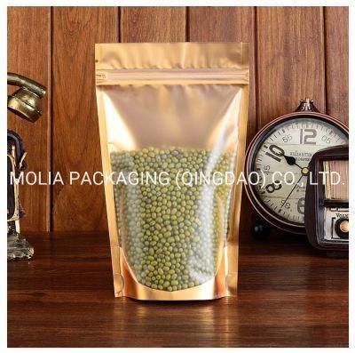 Stand up Pouch/Food Candy Coffee Nut Plastic Packing Bags with Zipper/Tear Notches