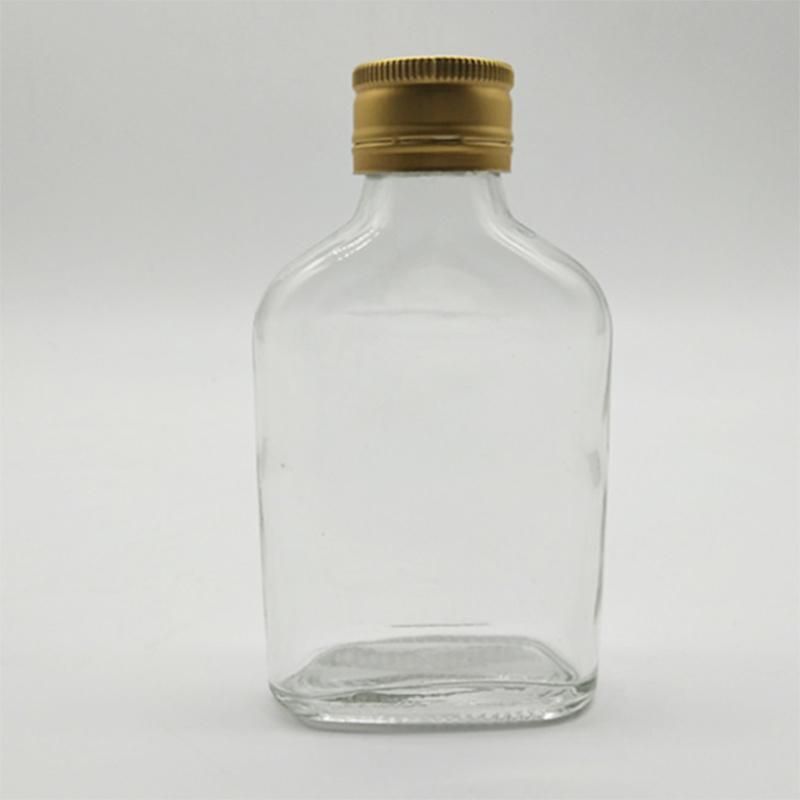100ml Wine Glass Liquor Bottle with Aluminium Lid