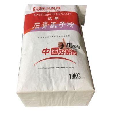 Building Material Package Bag 25kg Kraft Paper Cement Bag Valve Top Internal External Valve