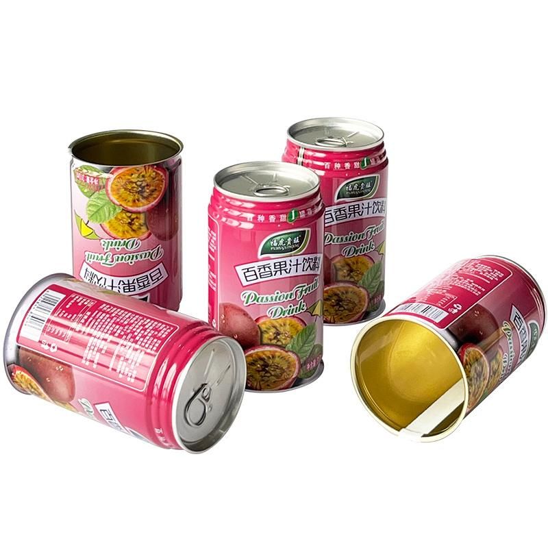 6122#Wholesale Empty Food Grade Beverage Tin Can Manufacturer for Juice Beverage Canning