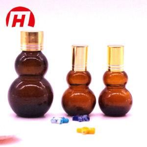 Wholesale Amber French Square Essential Oil Frosted Glass Bottles