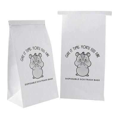 Waterproof Airsickness PE Coated Vomit Paper Bag