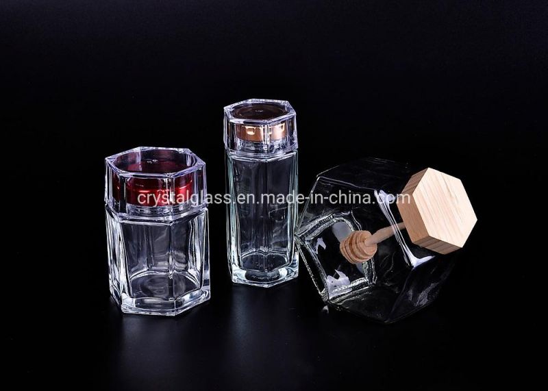 Boston Style 250ml 500ml 1000ml Glass Bottles with Black Lid