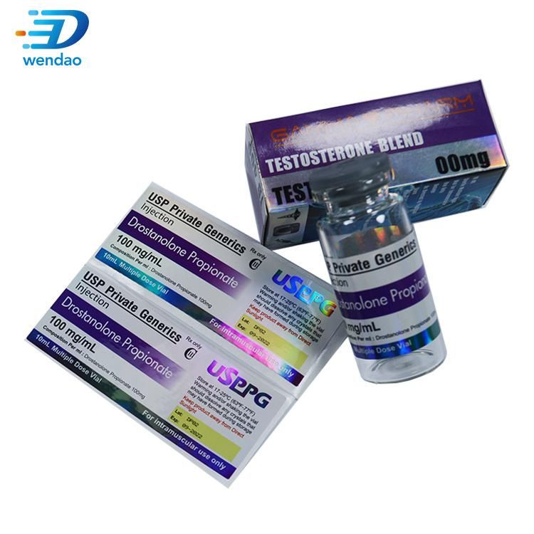 10 Ml Vial Medicine Bottle Pill Steroids Liquid Powder Packaging Box