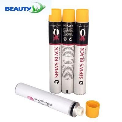 Aluminum Collapsible 25mm Hair Color Cream Packaging Tubes