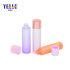 100ml 120ml Heavy Wall Pet Face Toner Bottles Frosted Pink Plastic Empty Lotion Bottle