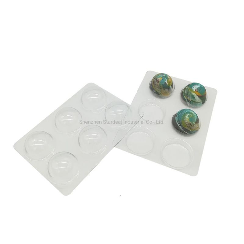 Custom Disposable Plastic Food Blister Thermoformed Chocolate Tray