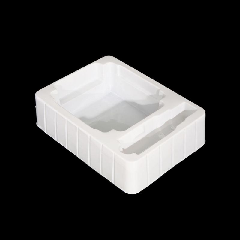 White PS Custom Plastic Blister Packaging Tray Box