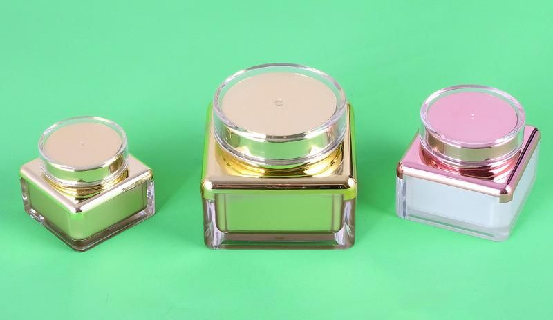 5g 10g 15g 30g Empty Square Elegant High Quality Jar for Skin Care