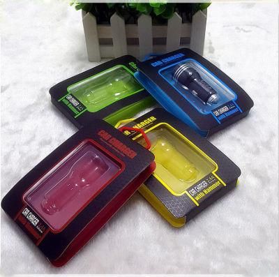 Custom Hard Plastic Box USB Car Charger Packaging Blister Box