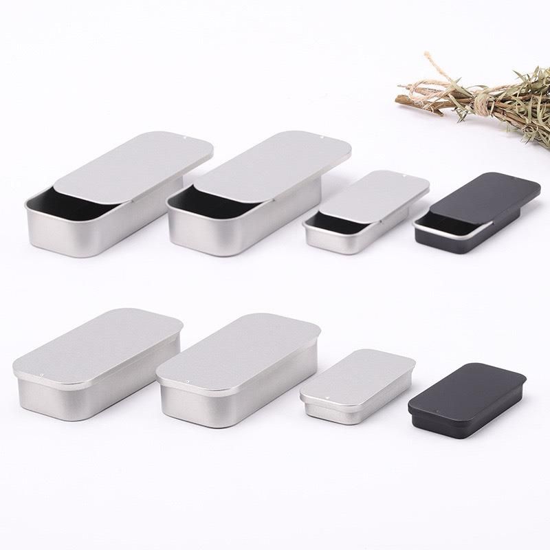 50g 60g Matte Black Soy Wax Candle Storage Aluminum Can