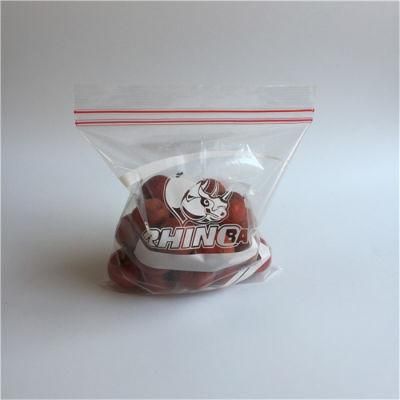 Clear Zip Lock Bag PE Zipper Bag Transparent with Custom Printing