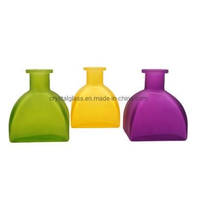 Painting Color Mongolian Yurt Shape Fragrance Oil Glass Bottle 200ml