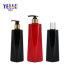 Luxury Unique Red Black Color 280ml 500ml Plastic Empty Shampoo Bottles