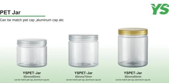 China Plastic PP Pet Customizable Transparent Packaging Bottle Jars for Water Perfume Oil with Plastic or Aluminum Caps