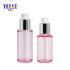 Eco Friendly PETG Heavy Wall Cosmetic Packaging 60ml 50ml Pink Serum Lotion Bottle