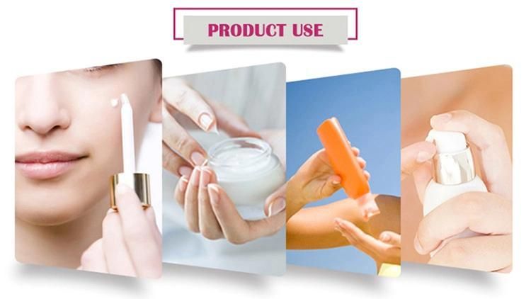 Rectangle Shape Glass Bottle 40ml 60ml 120ml White Color Lotion Bottle for Skincare