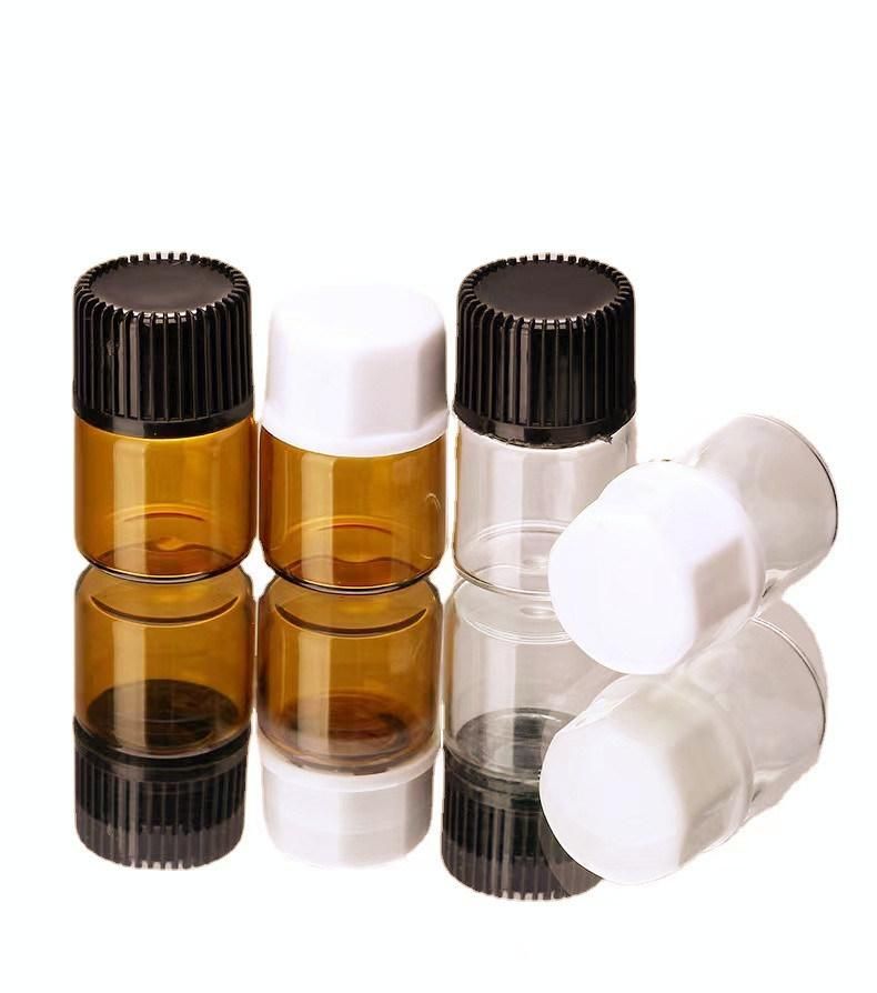 1ml 2ml 3ml Essence Oil Glass Bottle Raw Liquid Vial