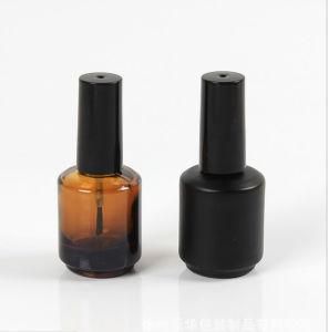 Custom Made 5ml-15ml Cylinder Glass UV Gel Empty Nail Polish Bottle with Brush