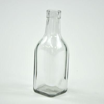 Customized Tower Shape Liquor Spirit 500ml Clear Glass Bottle