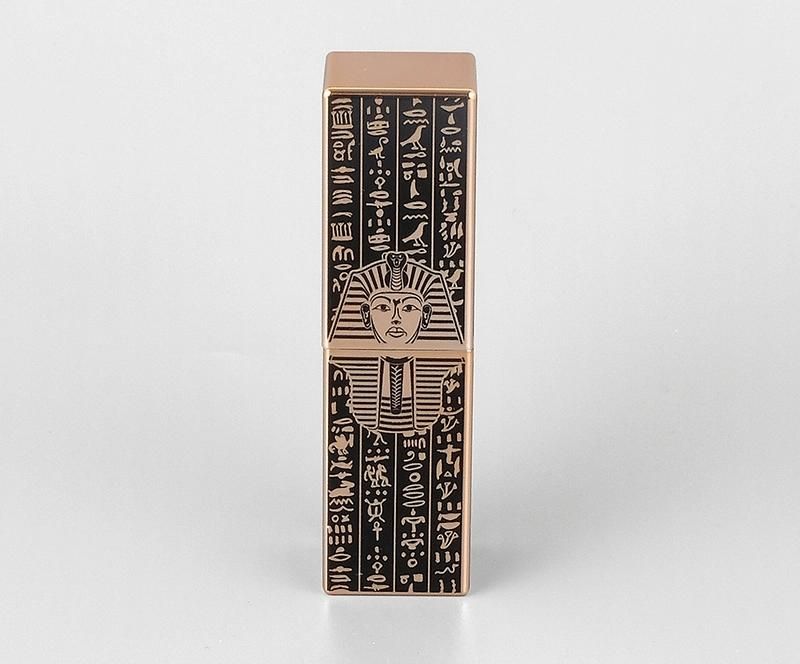 Unique Fashion Egypt Pharaoh Style Luxury Lip Balm Tube Lipstick Container Case