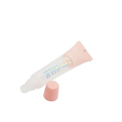 Transparent Soft Plastic Squeeze Lip Gloss Packaging Tubes