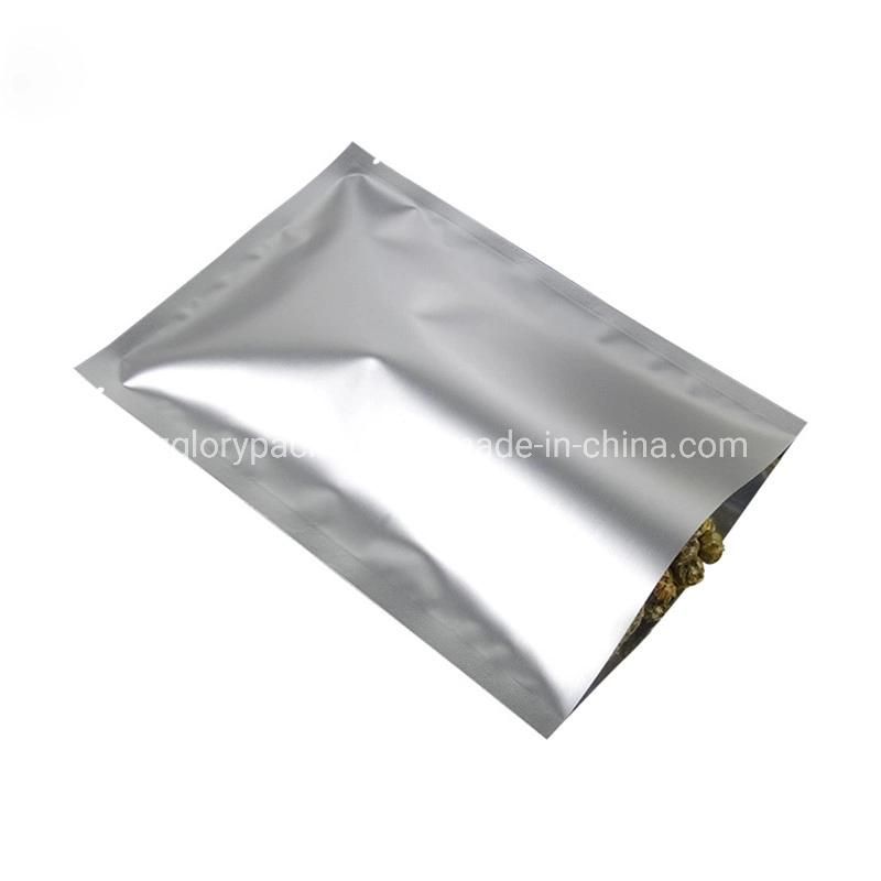 Versatile Economical Flat Pouch Aluminum Foil Packaging Bag with Three Side Seal