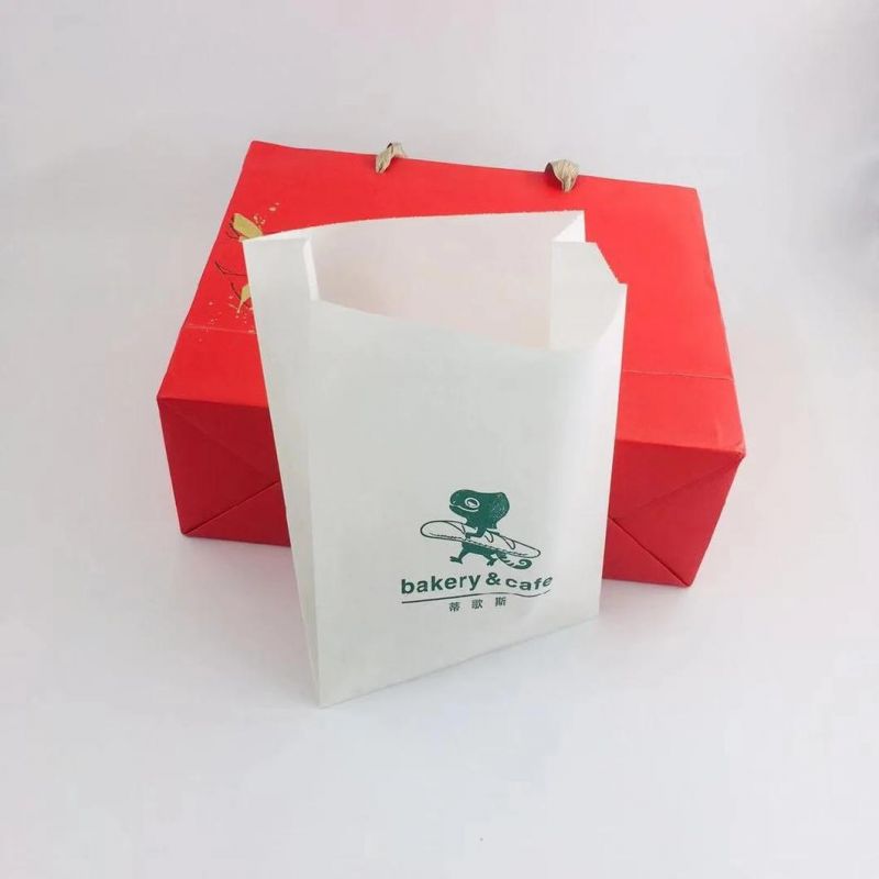 White Kraft Paper Satchel Bags