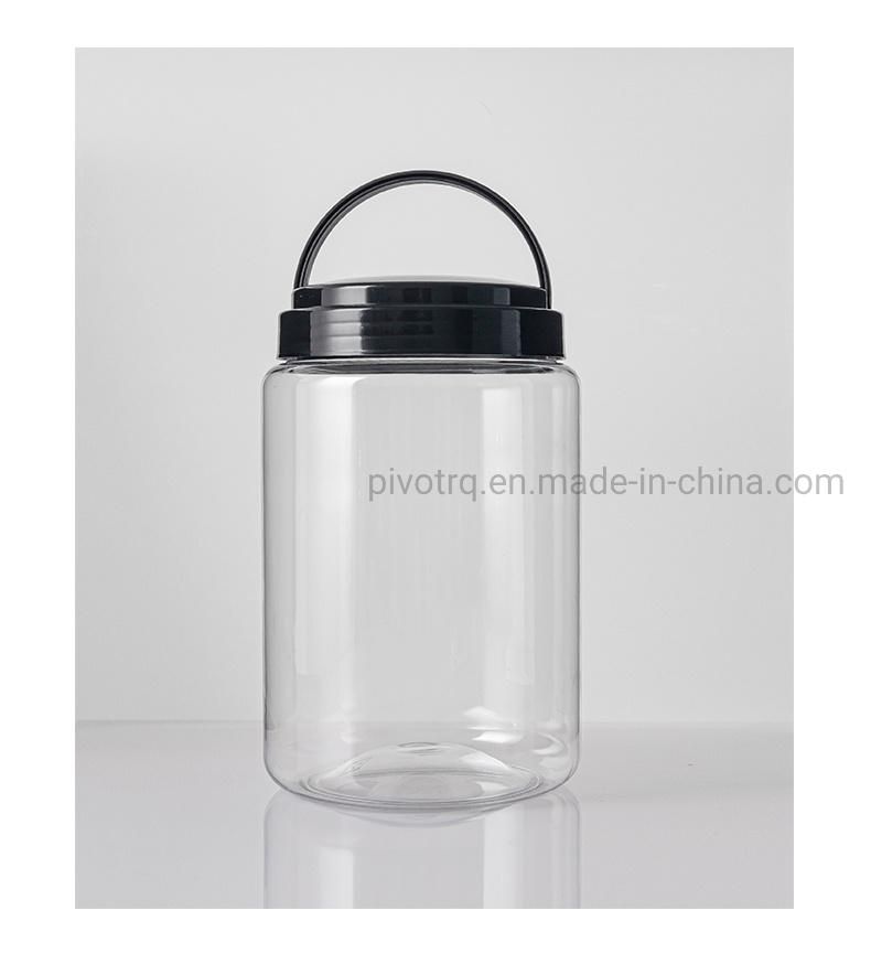 3000ml 101oz Big Size Plastic Bottle Round Food Candy Jar