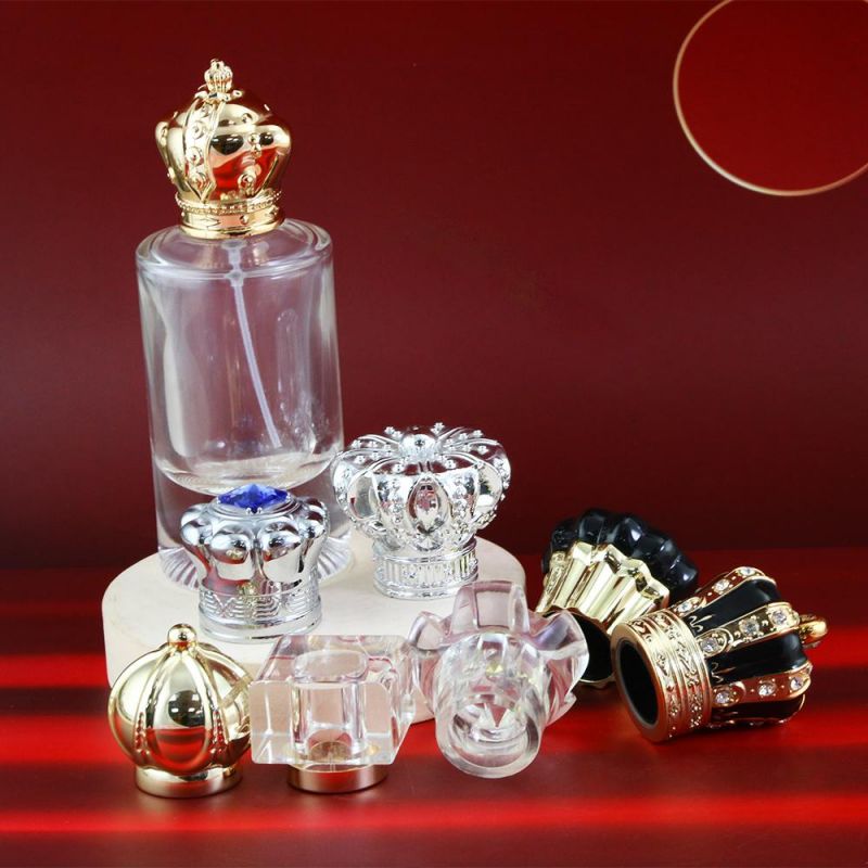 Custom Luxury Perfume Bottle Empty Bottles Clear Perfume Glass Bottle with Plastic Cap and Mist Sprayer Pump