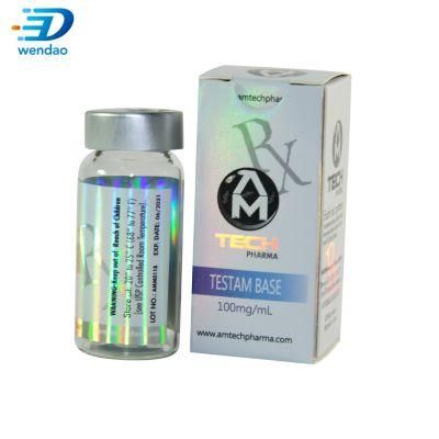 Free Design High Quality Custom Printed Waterproof 10ml Vial Box and Labels Sticker Products Packaging Boxes