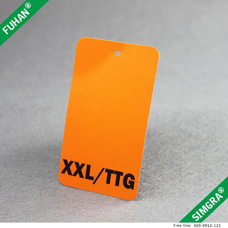 Simple Paper Hang Tag Printed Swing Tag for Garment