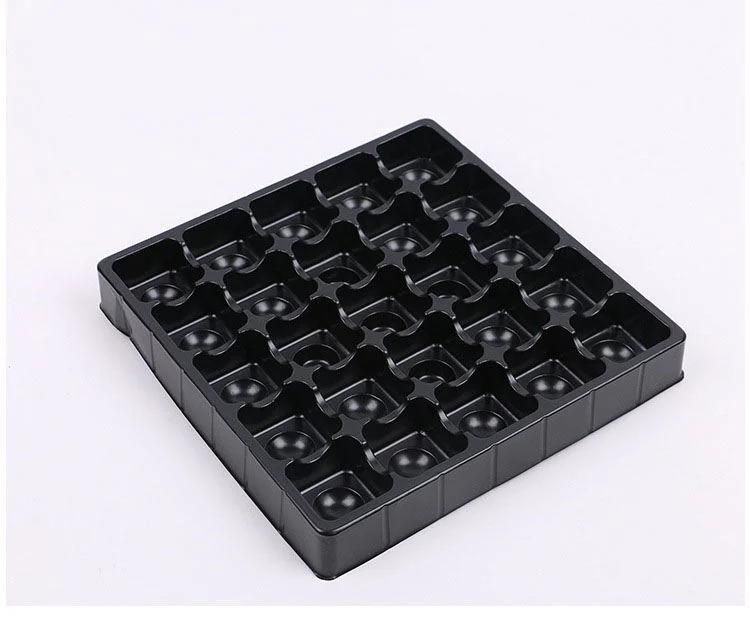 Disposable Biodegradable Plastic Chocolate/Cake Tray Containers