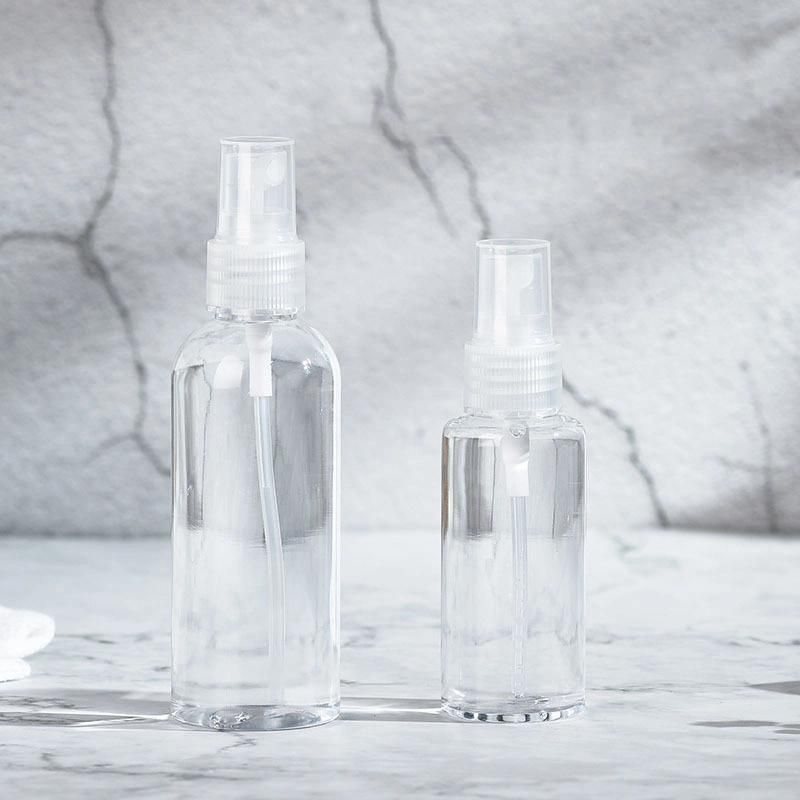 2020 Manufacture Sprayer Plastic Liquid Clear Medical Alcohol Hair Gel Skincare Mist Spray Bottle 30ml