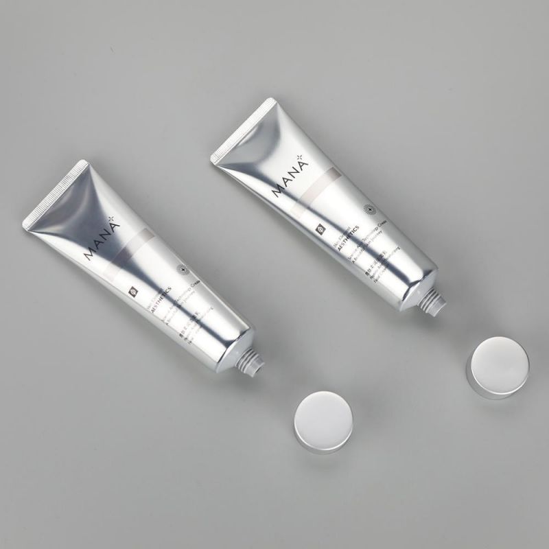 High Gloss Silver Laminated Tube for Cosmetic Packaging