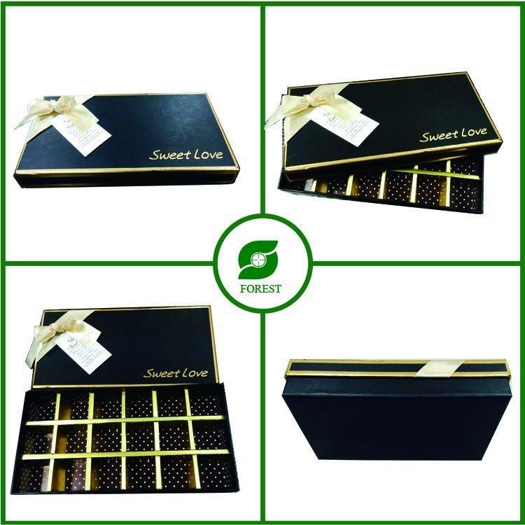 Custom Handmade Paper Cardboard Chocolate Packaging Box