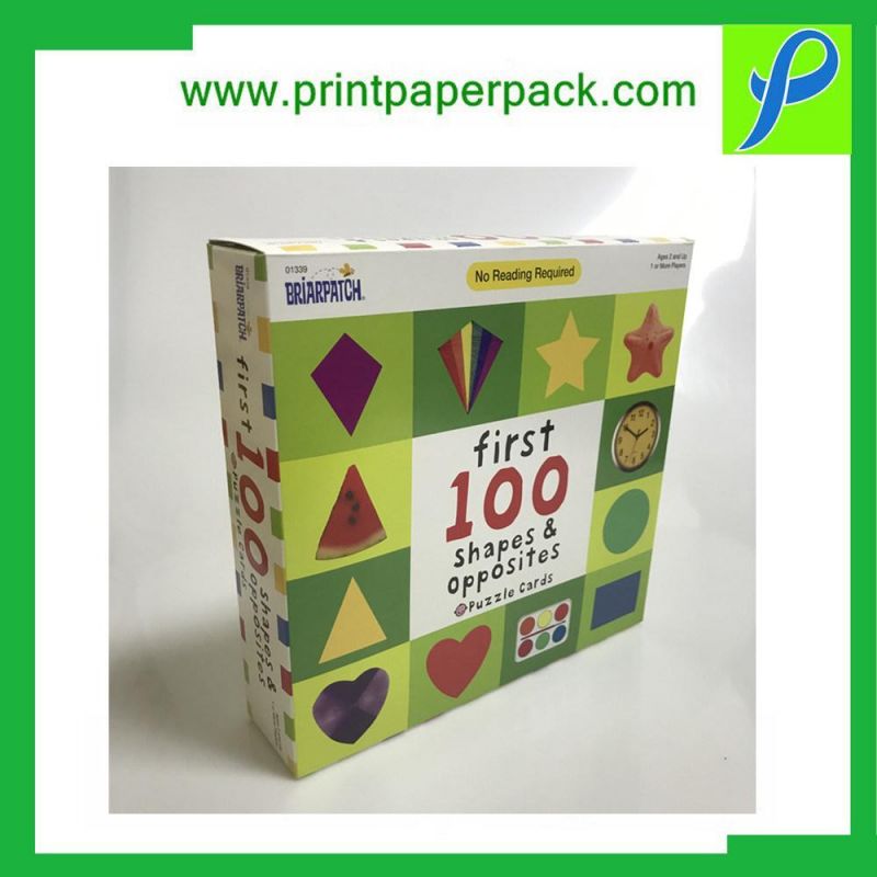 Custom Printed Children Puzzle Card High Quality Retail Packaging Box Gift Paper Packaging Playing Card Box