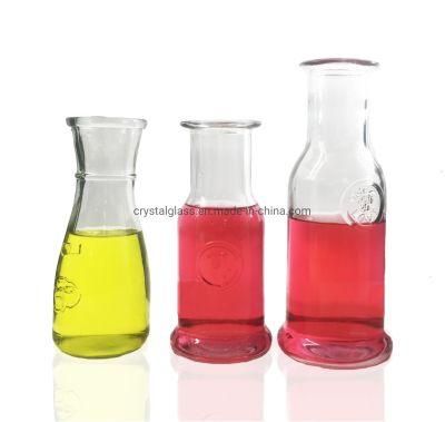 350ml Thicken Glass Cold Tea Bottle for Beverage and Drinks