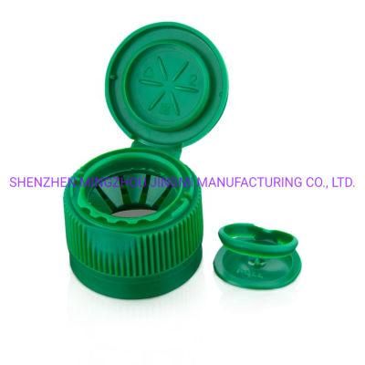 Flip Top Plastic Lid Cosmetic Food Soy Sauce Water Oil Flip off Open Scew Snap on Cap Closure Sport Food Packaging Mold Open Cap Manufacture