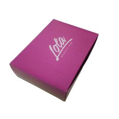 Customized Pink Paper Packing Box