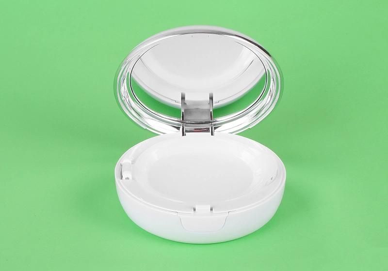 Best Price White Round Empty Bb Cream Cushion Case Air Cushion Case Compact Powder Case with Mirror