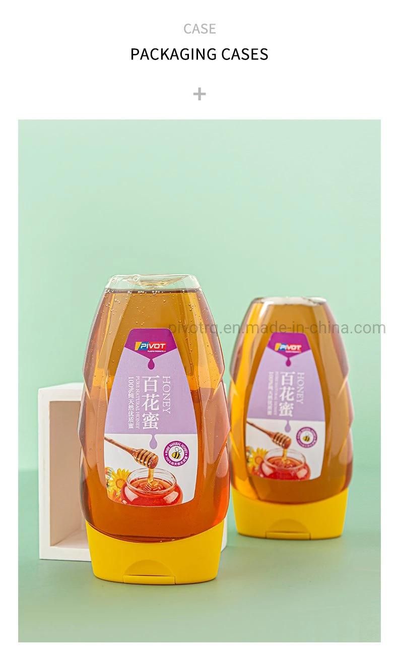 465g Food Grade Pet Honey Squeeze Bottle for Packing Honey Syrup