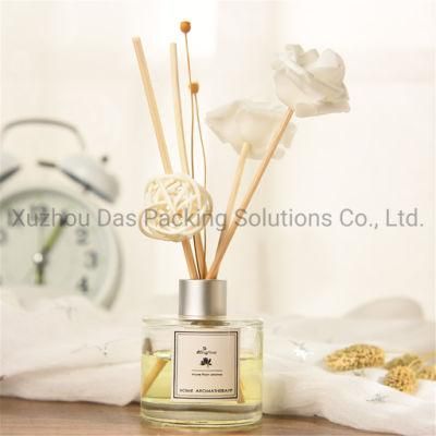 Glass Aroma Oil Bottle with Reed Diffuser Sticks Air Freshener Perfume Glass Reed Diffuser Bottle