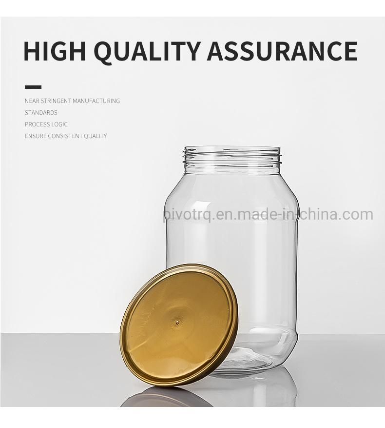 1650ml Food Grade Plastic Food Storage Jar and Bottle with Seal Plastic Lid