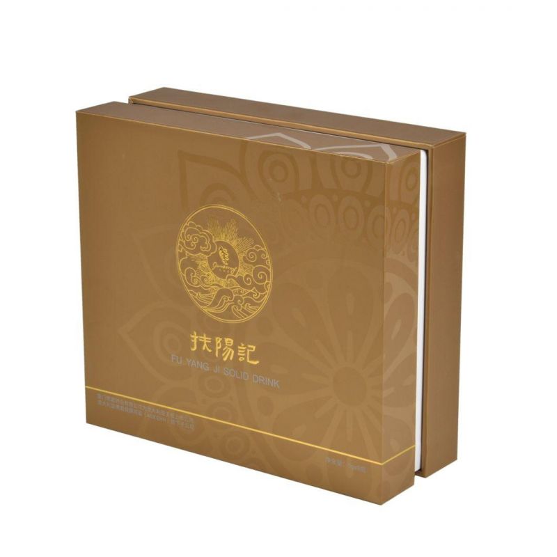 Custom Paper Skin Care Hard Cardboard Packaging Full Set Box Paper Gift Packing Golden Hot Stamping Printing Gift Box
