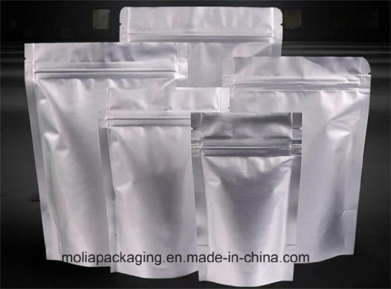 Customized Pet/Al/PE Packaging Ziplock Glossy Plastic Bags Mylar Bags