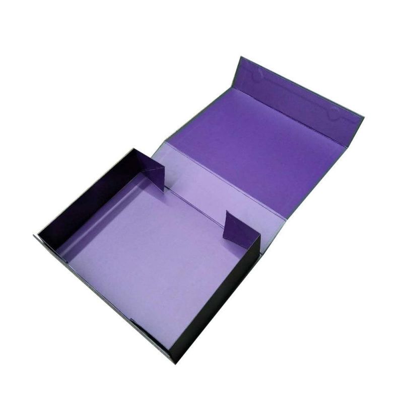 New Customized Black Cardboard Luxury Gift Packing Paper Box