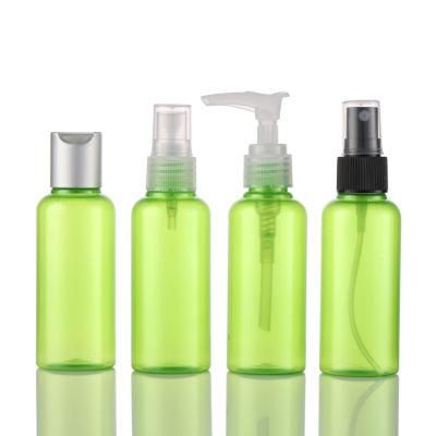 70ml Pet Bottle PCR Bottle Green Color Bottle