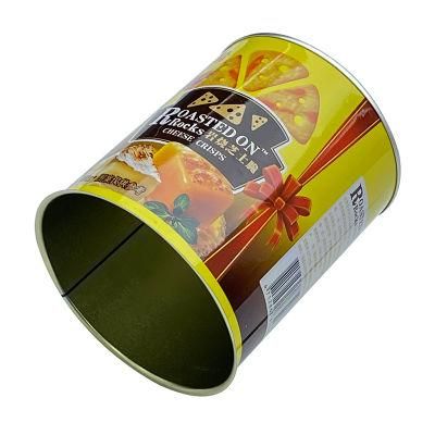 9124# 3 Piece Round Tin Food Can for Food Packaging with Eoe