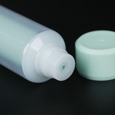 Custom Logo Plastic 150g Matte Black Plastic Face Wash Clean Cream Cosmetic Tube Packaging